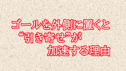 ゴールを外側に置くと“引き寄せ”が加速する理由【今の『現実』を基準にすると人生は止まる】